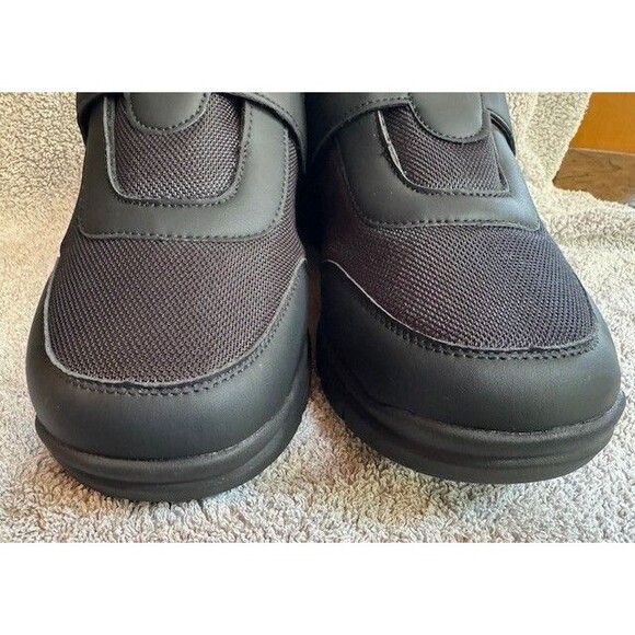 Fitville Mens Marca Black Knit Orthopedic Diabetic Walking Shoes 10 EW Wide NWT - Picture 3 of 12